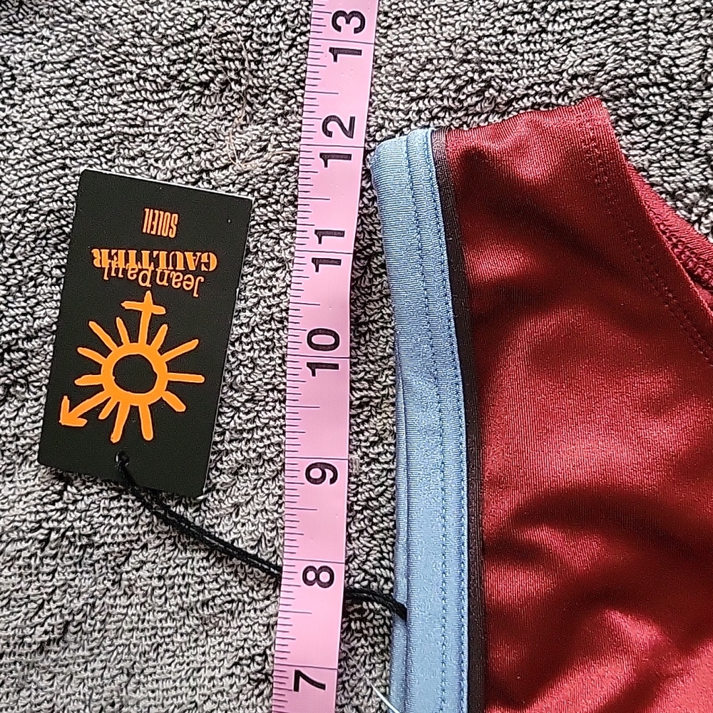 Jean Paul Gaultier Soleil Men's Red Swimsuit Breifs 44 - Picture 7 of 10